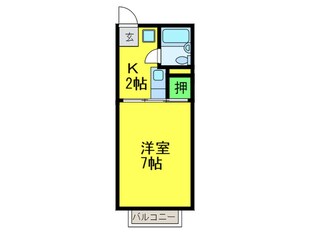 グリーンハイツ山中の物件間取画像